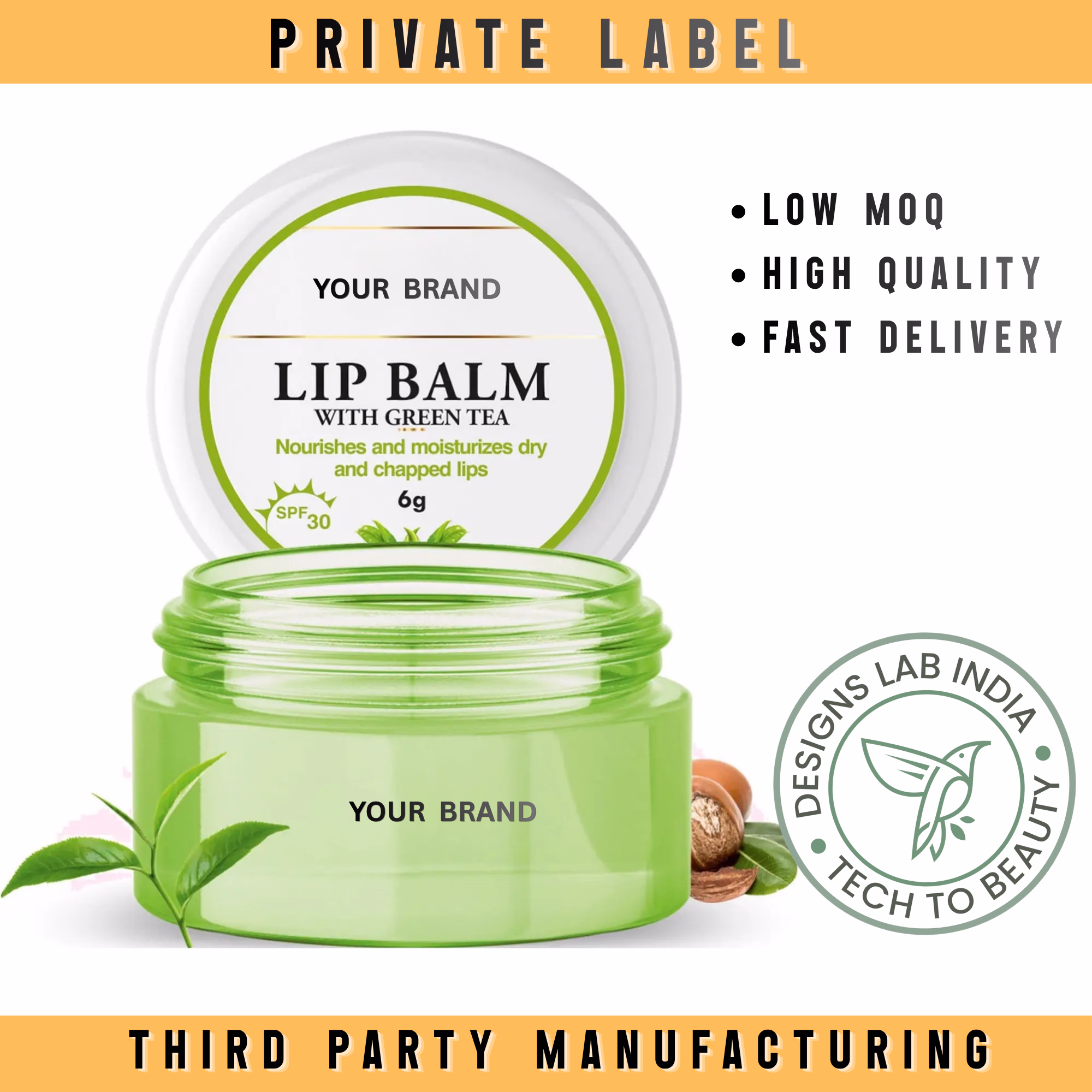 Green Tea Lip Balm